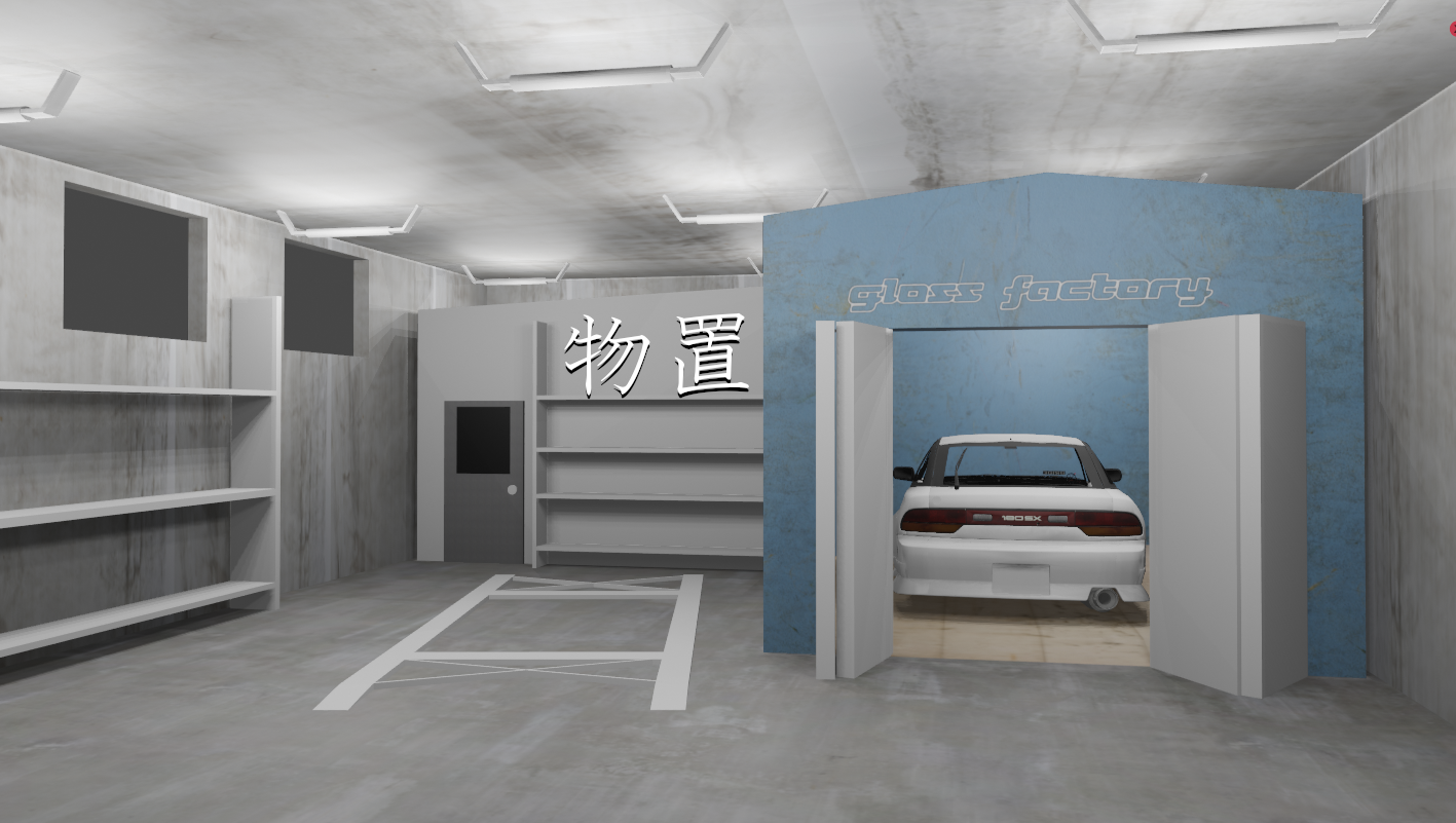 作ったパーツとか車とかおいてあるよ